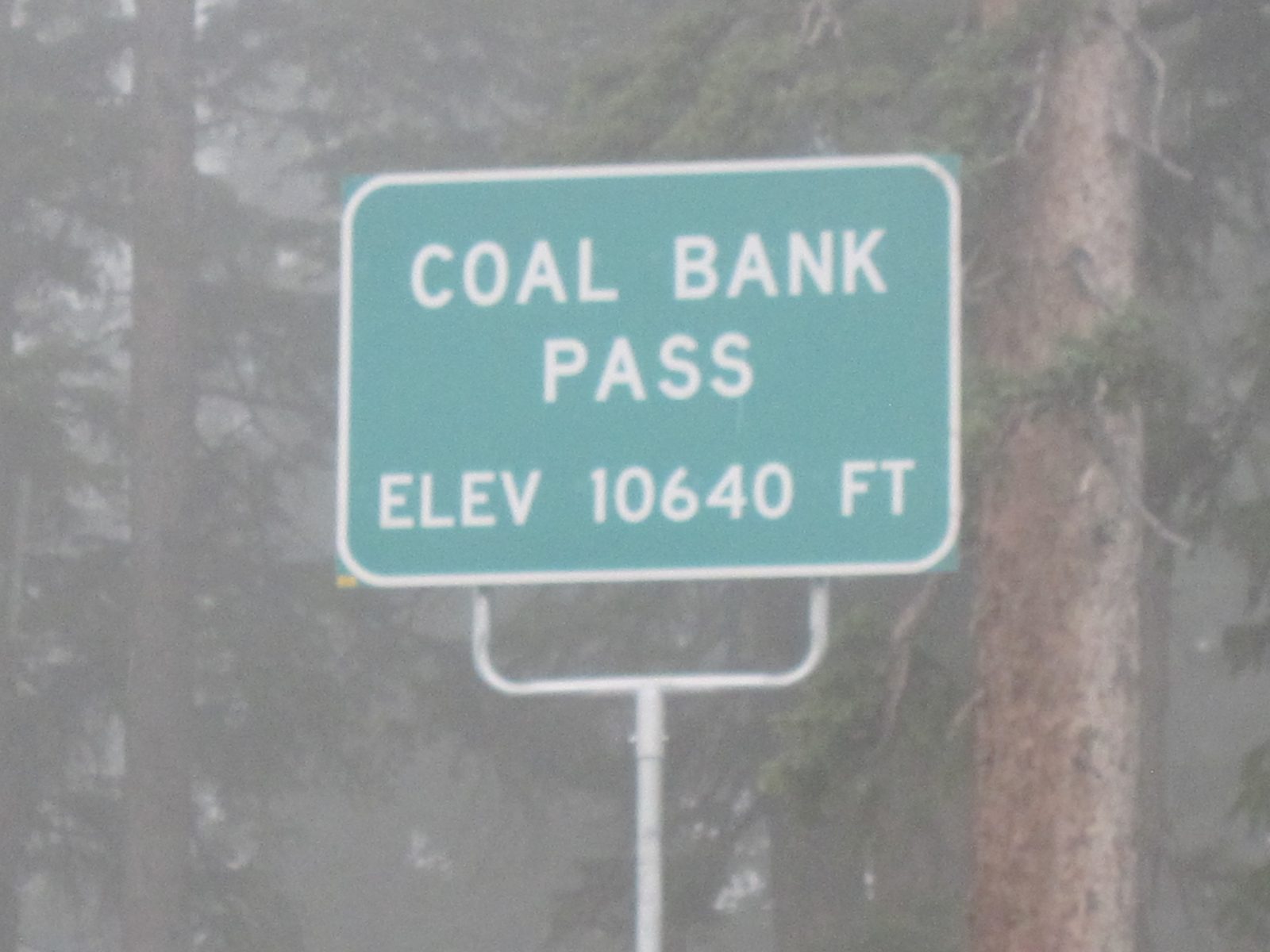 Perhapps more fittingly known as Cloud Bank Pass